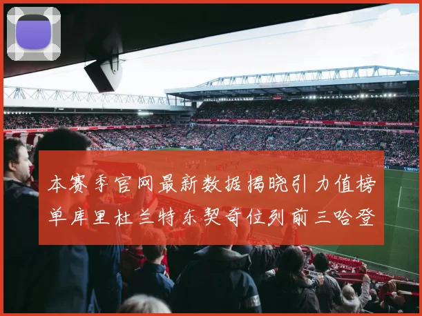 本赛季官网最新数据揭晓引力值榜单库里杜兰特东契奇位列前三哈登紧随其后